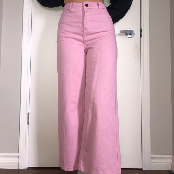 Simons pink flare pants - Picture 1 of 2